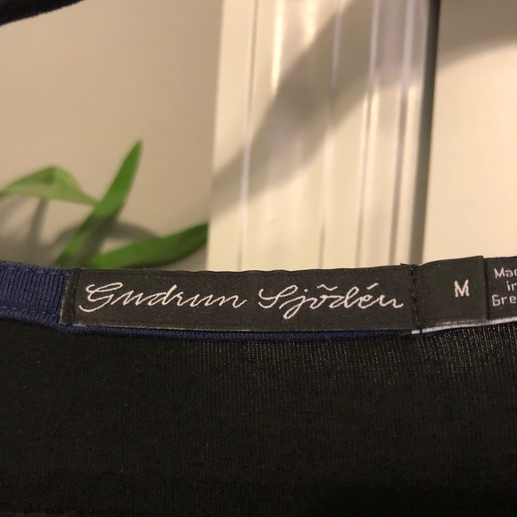 Gudrun Sjoden Lyocell  Polka Dot Leaves Print  with pockets - Picture 4 of 10